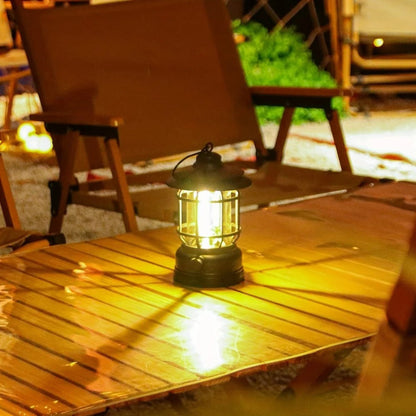 Compact Rechargeable Lantern with Dimmable LED Light for Outdoor Use