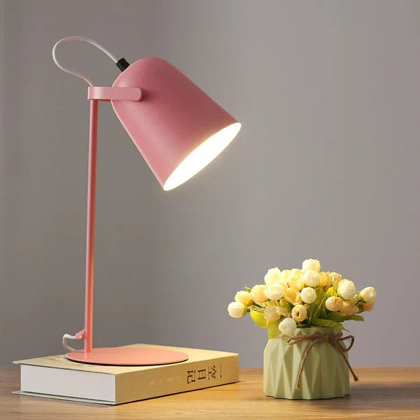 Chic Iron Bucket Lamp with Vibrant Color Selection