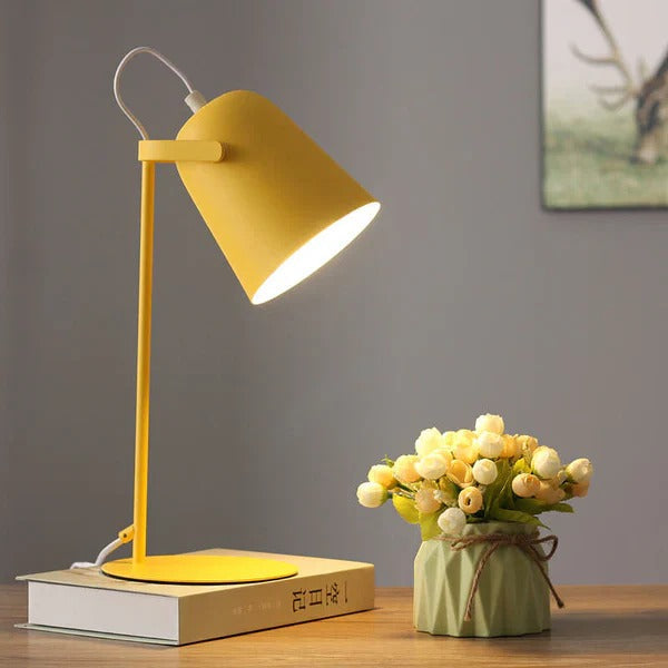 Chic Iron Bucket Lamp with Vibrant Color Selection