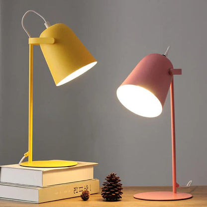 Chic Iron Bucket Lamp with Vibrant Color Selection