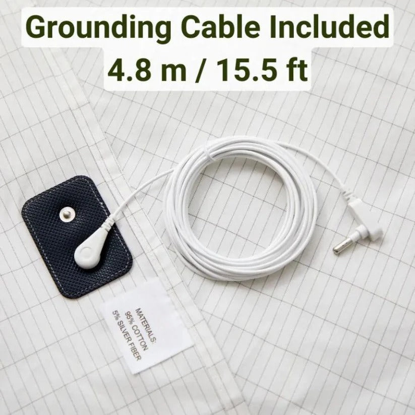 Grounding Fitted Bed Sheet for Enhanced Sleep Quality
