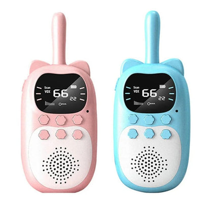 Kid-Friendly Rechargeable Walkie Talkie Duo for Outdoor Fun