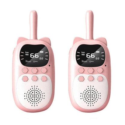 Kid-Friendly Rechargeable Walkie Talkie Duo for Outdoor Fun