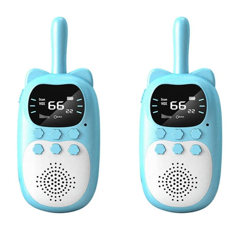 Kid-Friendly Rechargeable Walkie Talkie Duo for Outdoor Fun