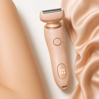 Sleek Women's Cordless Grooming Shaver for Sensitive Areas