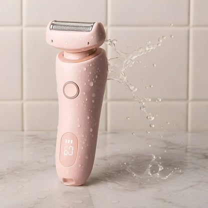 Sleek Women's Cordless Grooming Shaver for Sensitive Areas