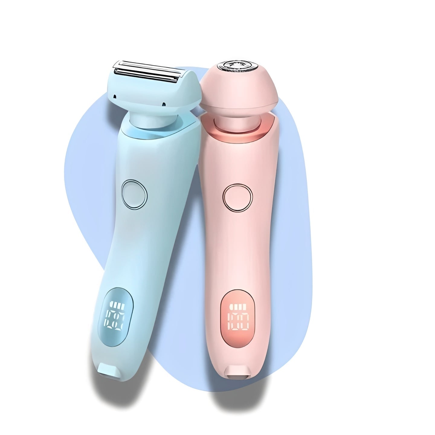 Sleek Women's Cordless Grooming Shaver for Sensitive Areas