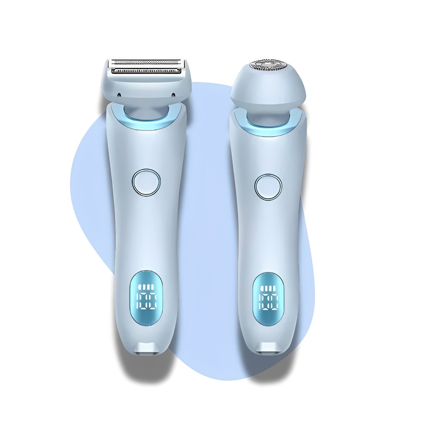 Sleek Women's Cordless Grooming Shaver for Sensitive Areas