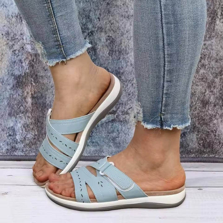 Comfort Fit Women's Slip-On Sandals with Arch Support