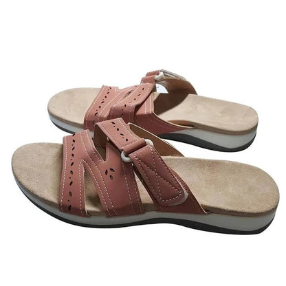 Comfort Fit Women's Slip-On Sandals with Arch Support