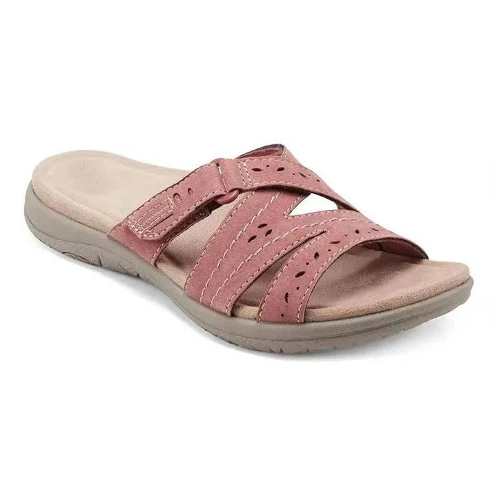 Comfort Fit Women's Slip-On Sandals with Arch Support