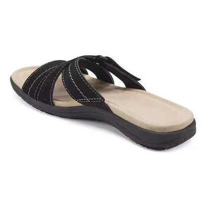 Comfort Fit Women's Slip-On Sandals with Arch Support