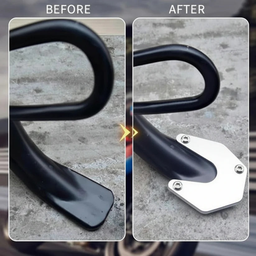 Sturdy Kickstand Support Pad for Motorcycles