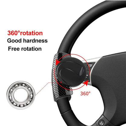Effortless 360-Degree Steering Wheel Control Knob