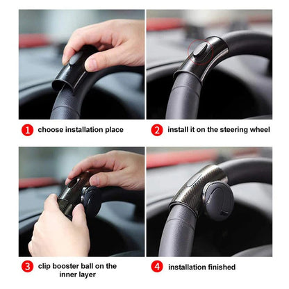 Effortless 360-Degree Steering Wheel Control Knob