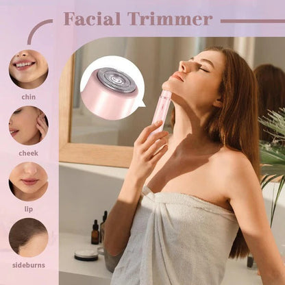 Cordless Women's Electric Shaver with Bikini Trimmer Head