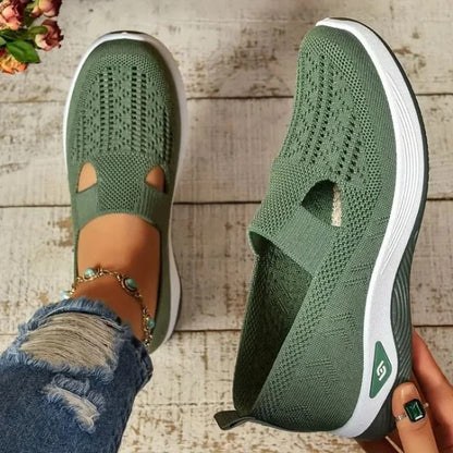 Lightweight Women's Airy Walking Sneakers with Comfort Cushioning