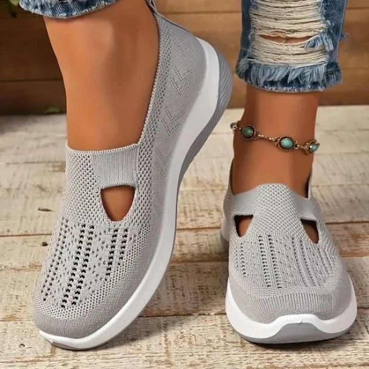 Lightweight Women's Airy Walking Sneakers with Comfort Cushioning