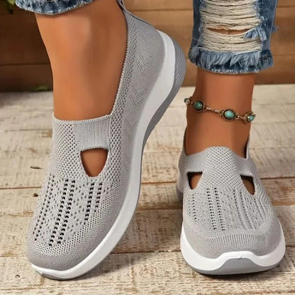 Lightweight Women's Airy Walking Sneakers with Comfort Cushioning