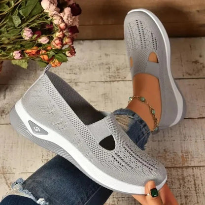 Lightweight Women's Airy Walking Sneakers with Comfort Cushioning