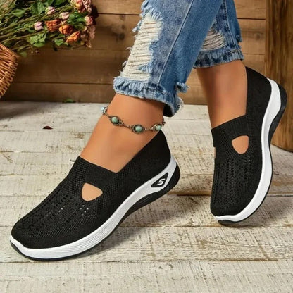 Lightweight Women's Airy Walking Sneakers with Comfort Cushioning