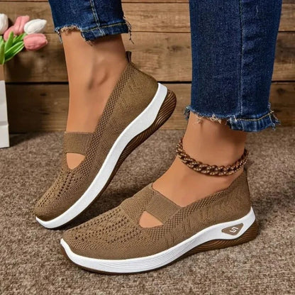 Lightweight Women's Airy Walking Sneakers with Comfort Cushioning