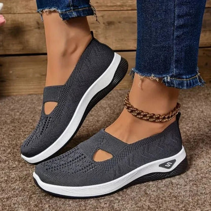 Lightweight Women's Airy Walking Sneakers with Comfort Cushioning