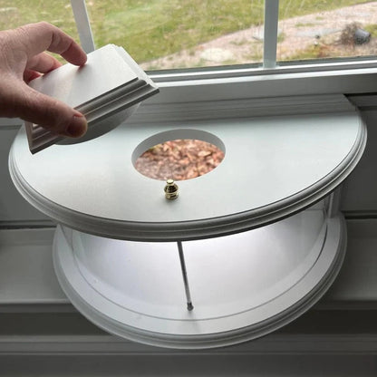 See-Through Window Bird Feeder with Easy Suction Cup Setup