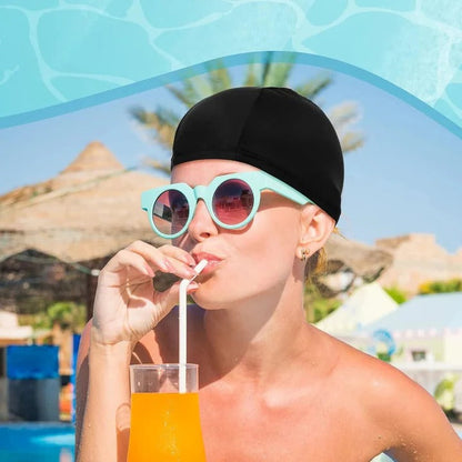 Comfortable Swim Cap Designed for Long, Thick Hair