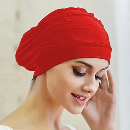 Comfortable Swim Cap Designed for Long, Thick Hair