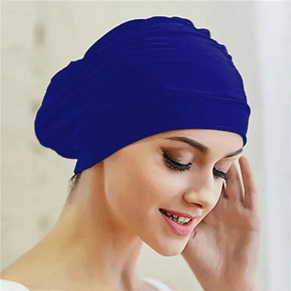 Comfortable Swim Cap Designed for Long, Thick Hair