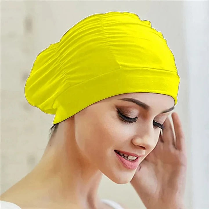 Comfortable Swim Cap Designed for Long, Thick Hair