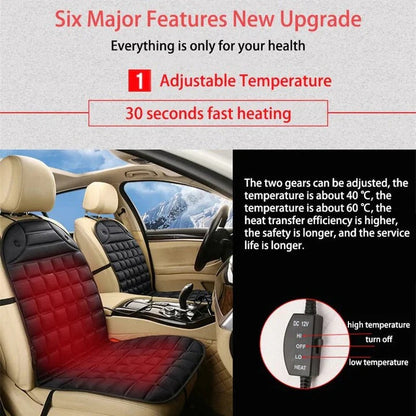 Ultimate Comfort Heated Car Seat Cushion with Custom Heat Control