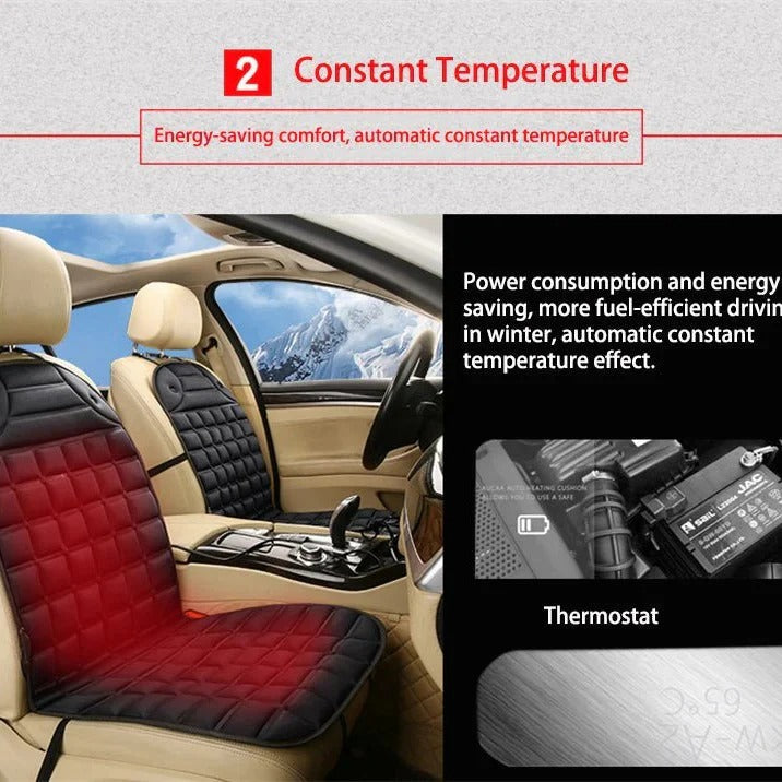 Ultimate Comfort Heated Car Seat Cushion with Custom Heat Control