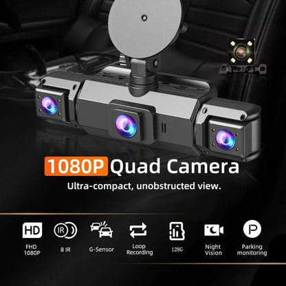 All-Around Vehicle Security Camera with Night Vision & Wi-Fi