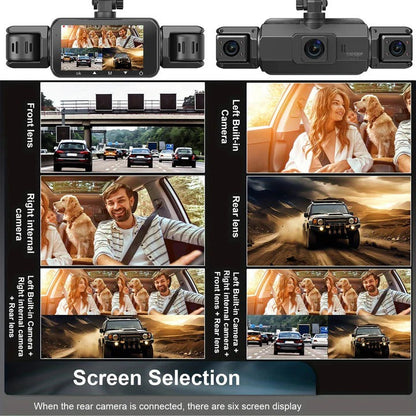 All-Around Vehicle Security Camera with Night Vision & Wi-Fi