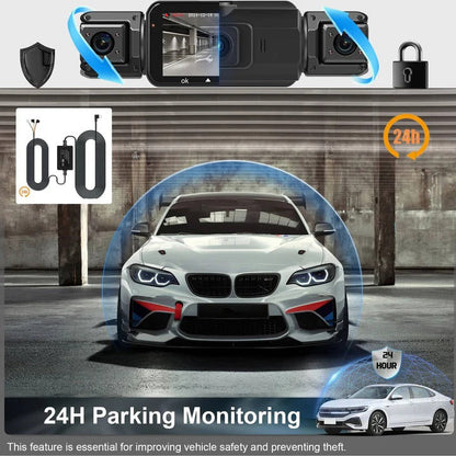All-Around Vehicle Security Camera with Night Vision & Wi-Fi