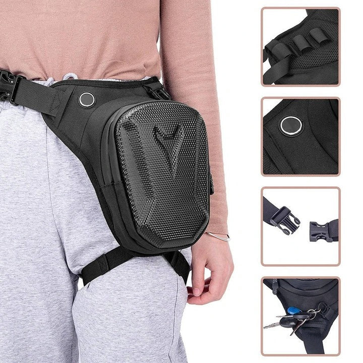 Versatile Thigh Carrier with Adjustable Straps for Riders