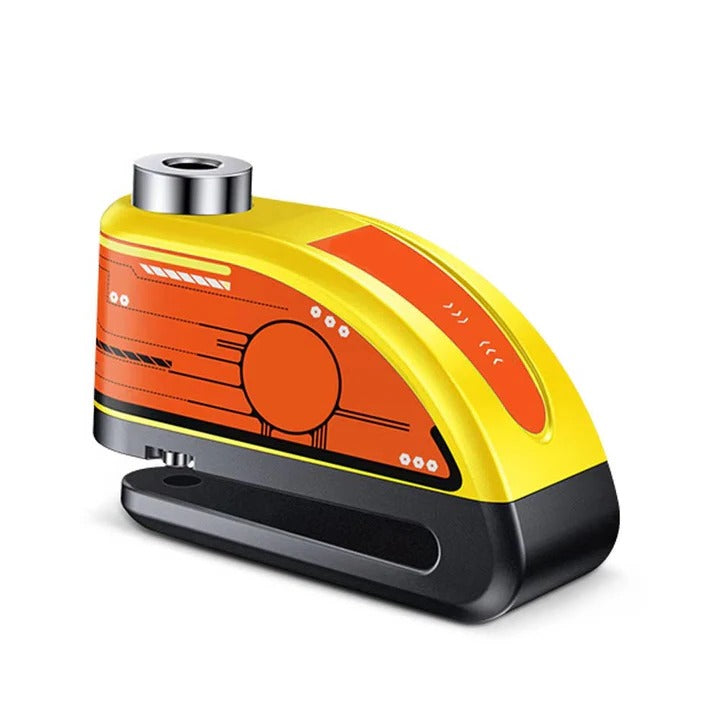 SecureGuard Disc Brake Lock with Alarm System for Motorcycles