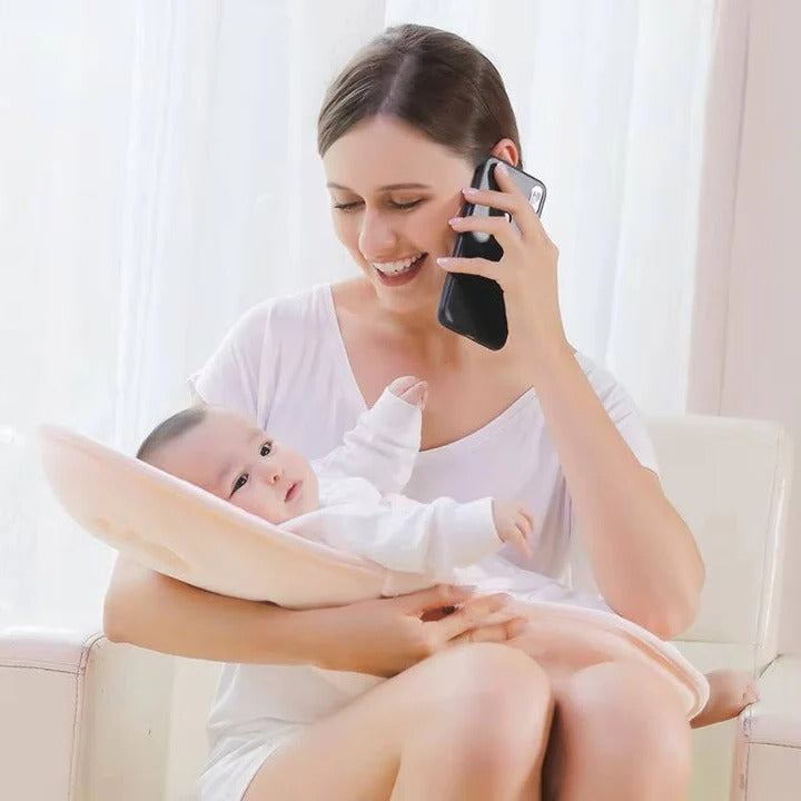 Comfortable Support Pillow for Effortless Newborn Feeding