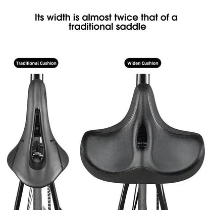 Comfort Ride Bicycle Seat with Enhanced Support for Long Journeys