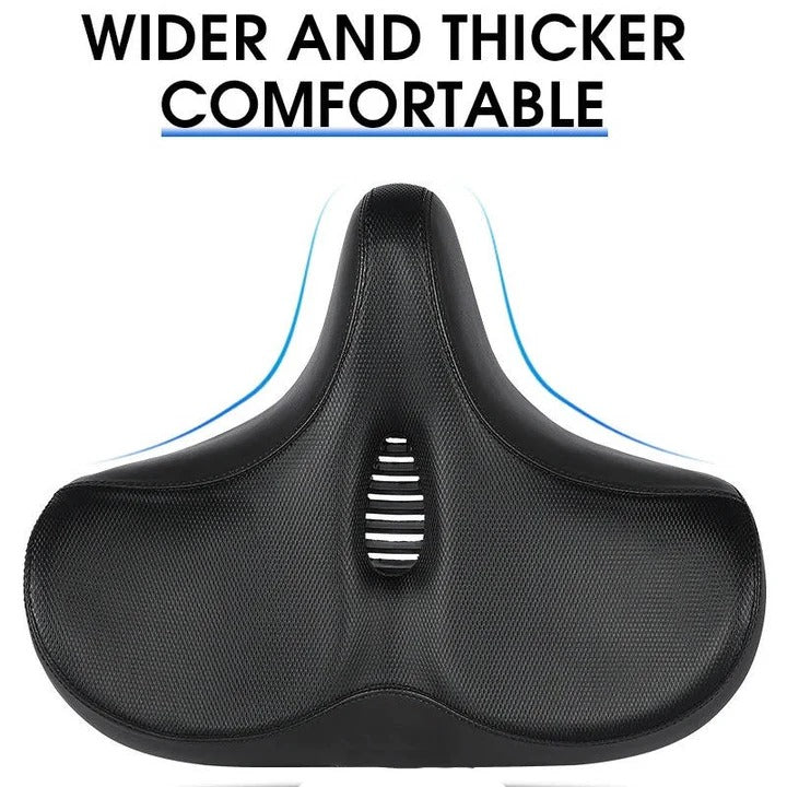 Comfort Ride Bicycle Seat with Enhanced Support for Long Journeys