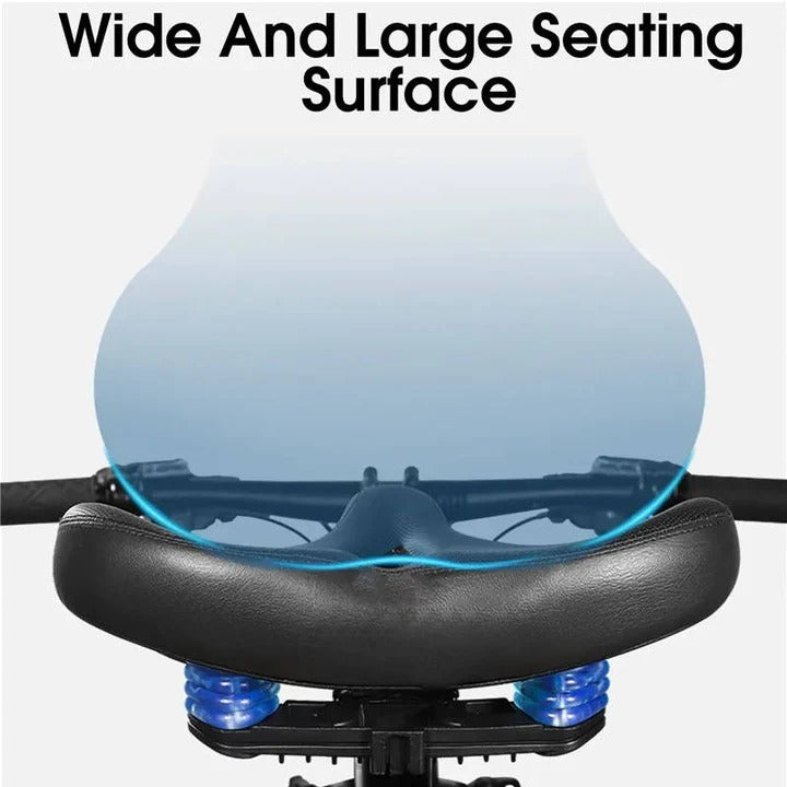 Comfort Ride Bicycle Seat with Enhanced Support for Long Journeys
