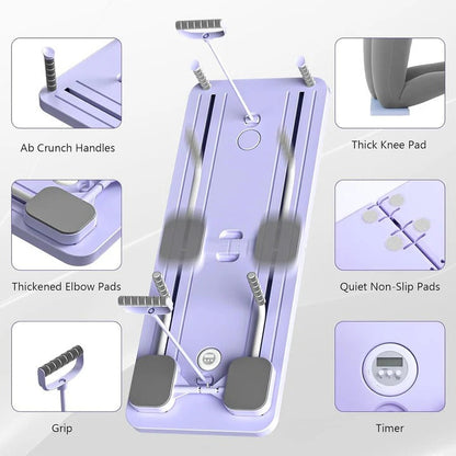 Compact All-in-One Pilates Workout Board for Home Fitness