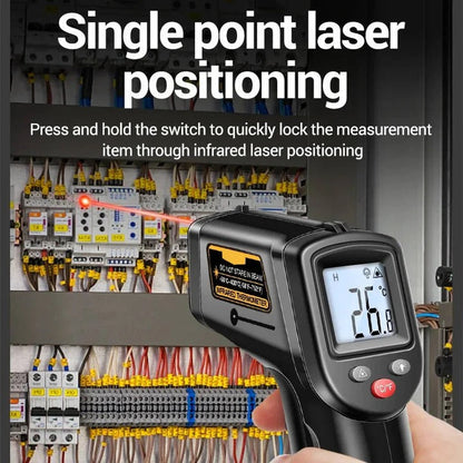 Precision Non-Contact Infrared Laser Thermometer for Exact Surface Readings