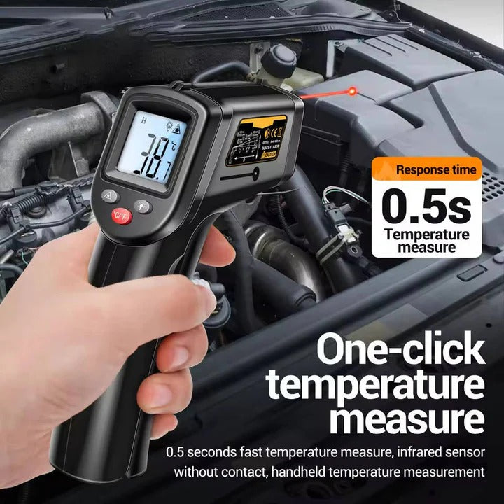 Precision Non-Contact Infrared Laser Thermometer for Exact Surface Readings