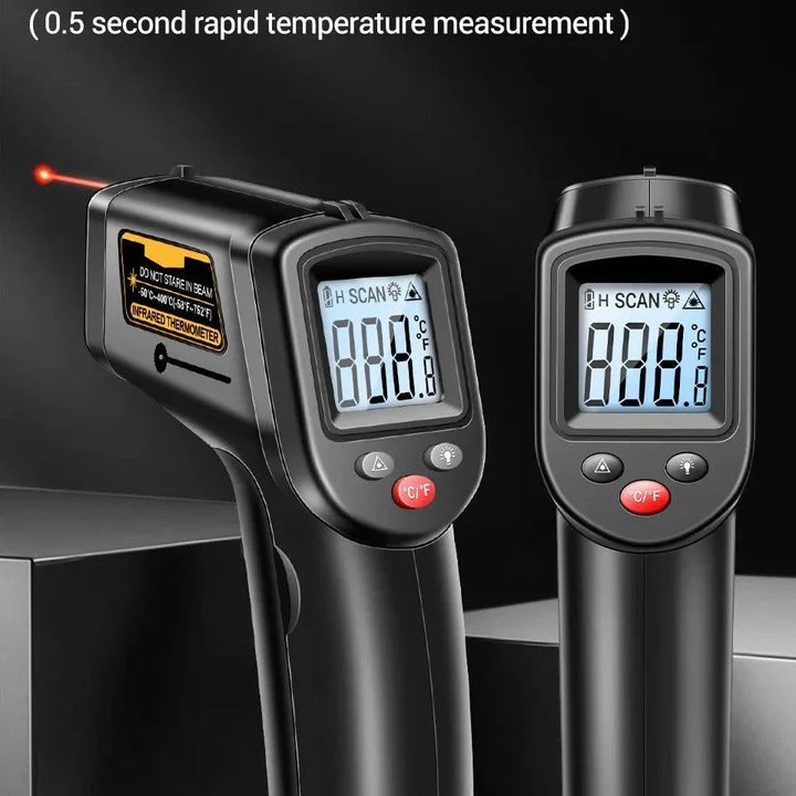 Precision Non-Contact Infrared Laser Thermometer for Exact Surface Readings