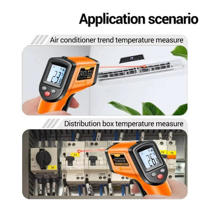 Precision Non-Contact Infrared Laser Thermometer for Exact Surface Readings
