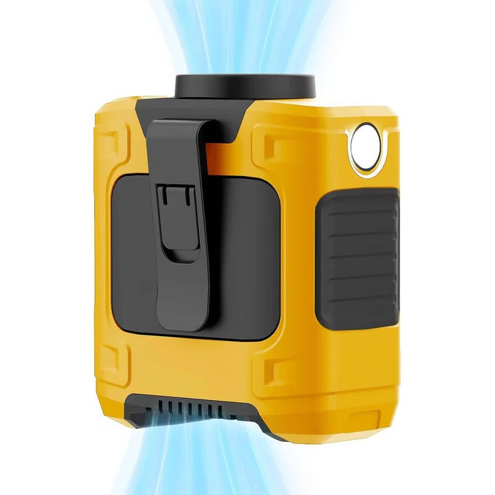 Versatile Clip-On Fan with Adjustable Speeds and Emergency Light