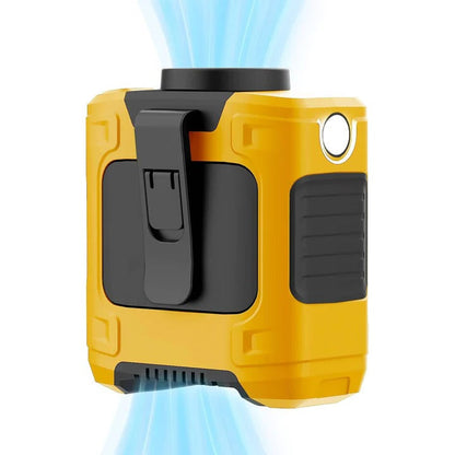Versatile Clip-On Fan with Adjustable Speeds and Emergency Light